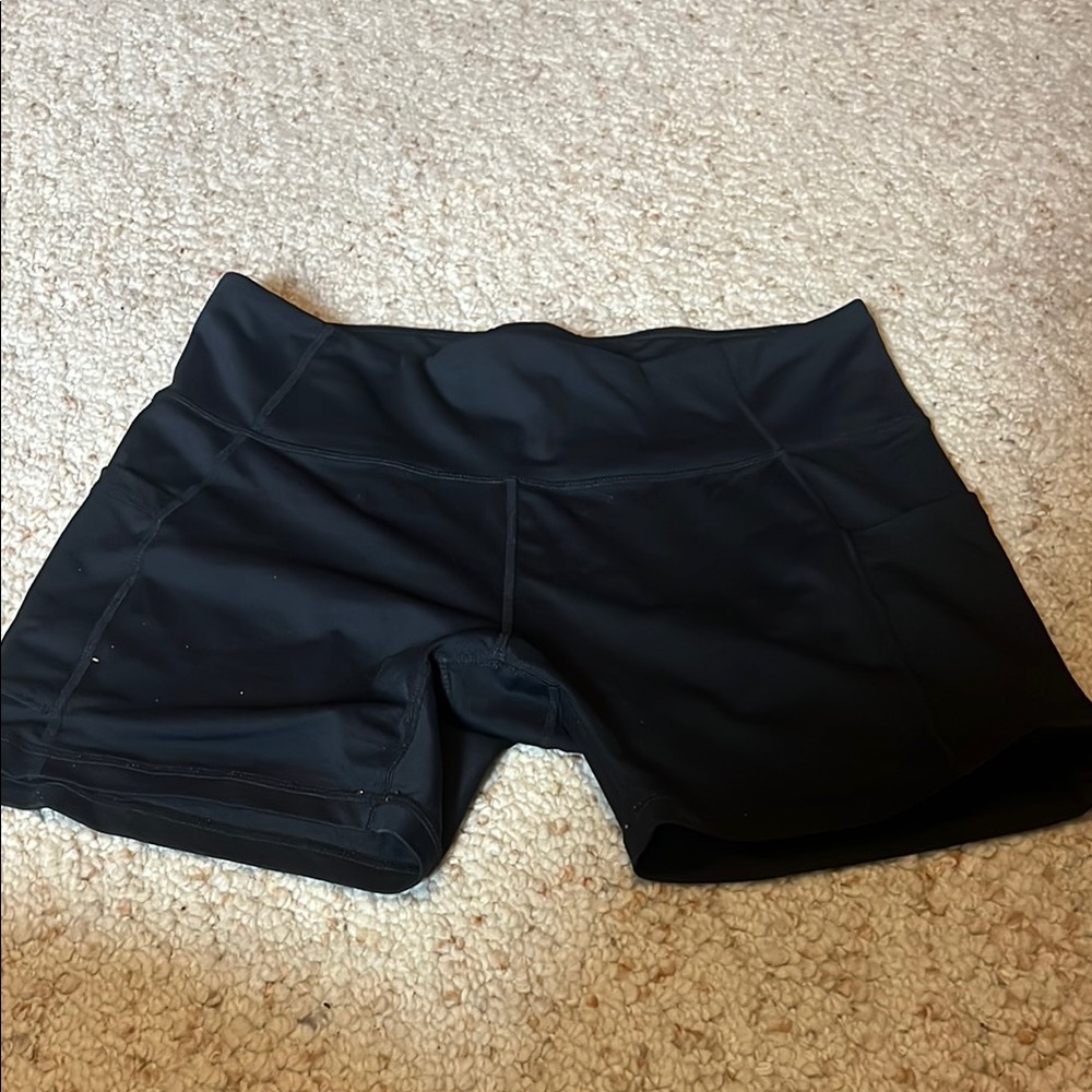 Baleaf Black Athletic Shorts Versatile Mid-Thigh Design